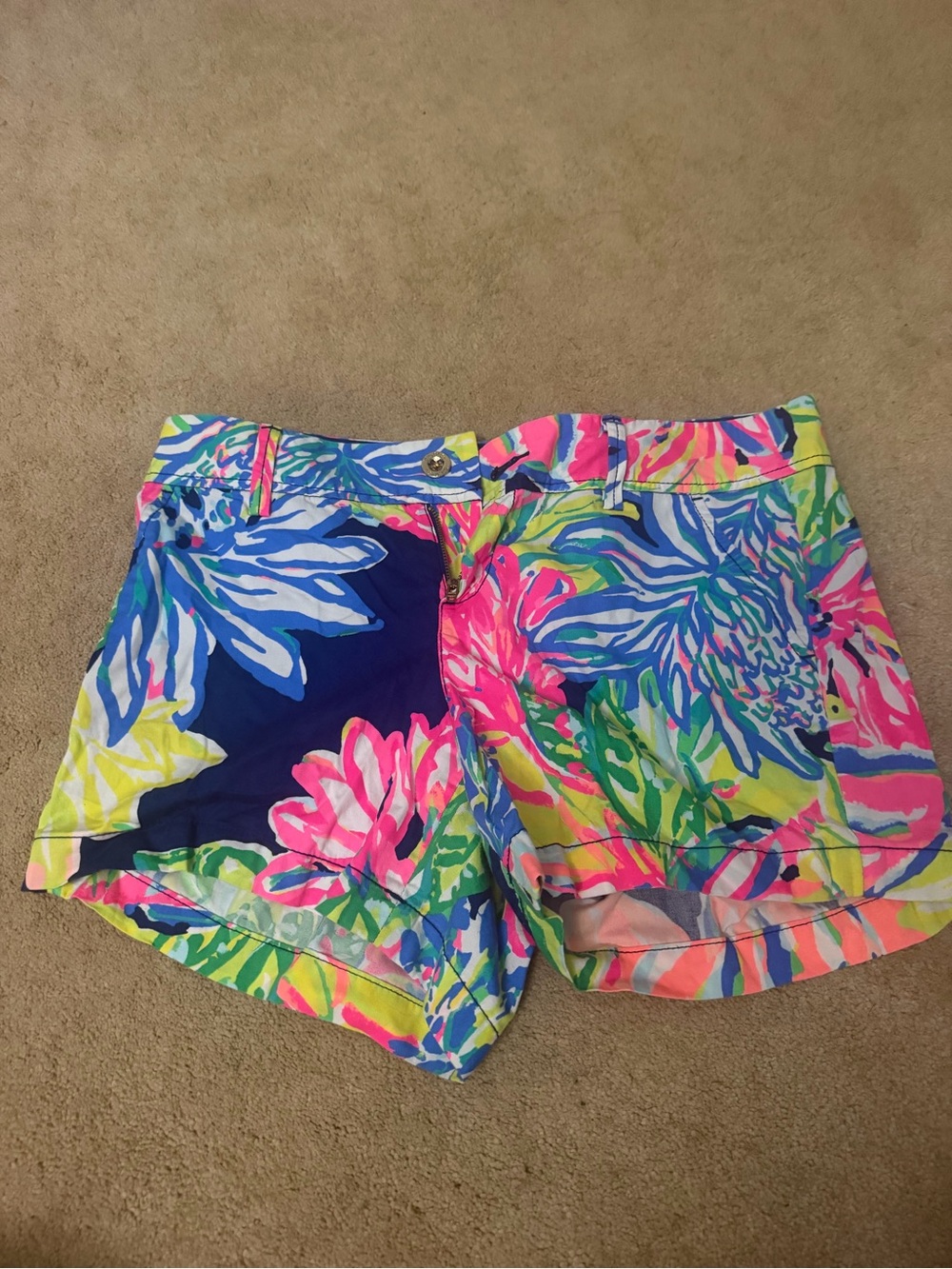 Resort Navy Travelers Palm Print by Lilly Pulitzer